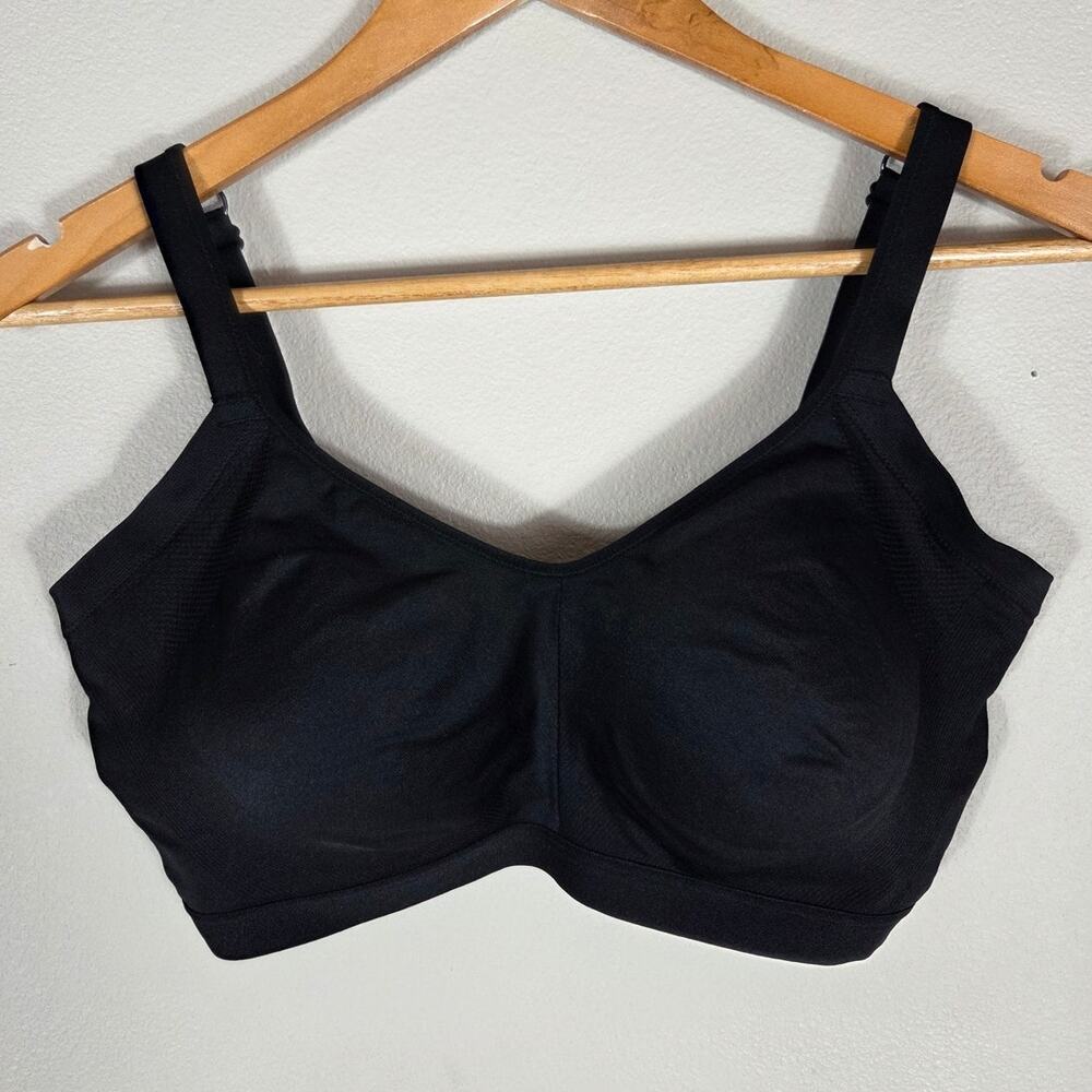 Warner's Black Wireless Comfort Bra XL